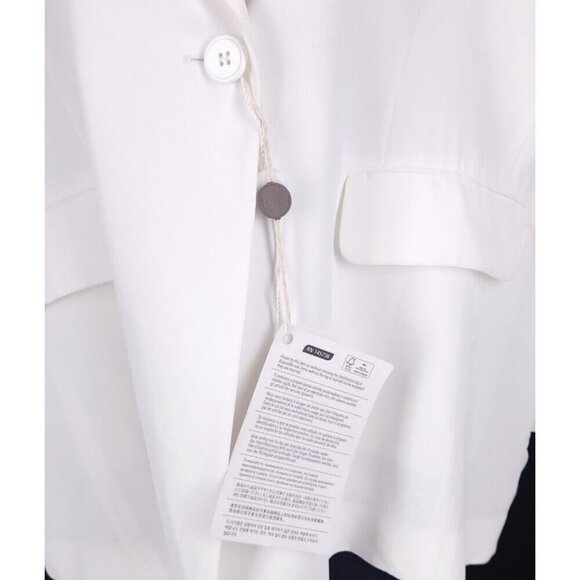 MM6 Maison Margiela Classic Blazer Size 42 US 6 White NWT $880 - Picture 9 of 14